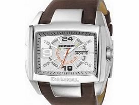 Diesel Mens Bugout Silver Brown Watch
