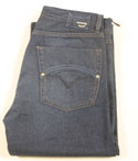 Mens Diesel Dark Denim Button Fly Jeans 34 Leg