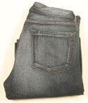 Mens Diesel Dark Faded Denim Button Fly Jeans 34 Leg
