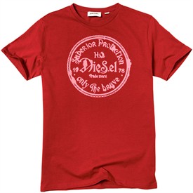 Diesel Mens Domingo T-Shirt Red