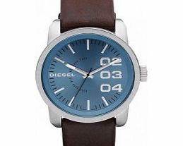 Diesel Mens Franchise Blue Brown Watch