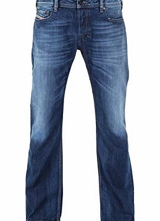 Diesel Mens Gents Zatiny 8XR Classic Five Pocket Design Worn Look Cotton Jeans