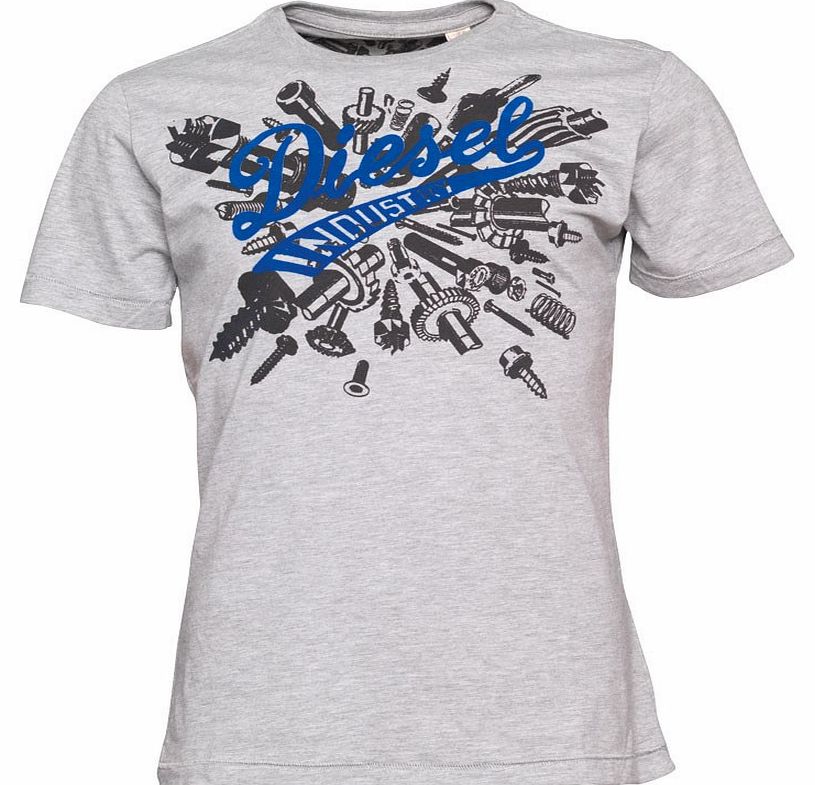 Diesel Mens Horley T-Shirt Grey