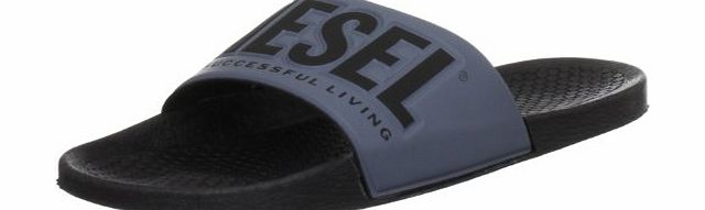 Diesel Mens Icon Freestyle Black/Castelrock Slide Y00434PS720H1888 10 UK
