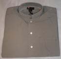 Mens Light Grey Long Sleeve Cotton Shirt
