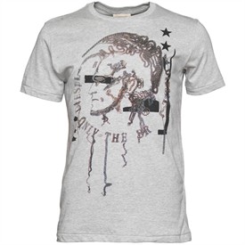 Diesel Mens Muela RS T-Shirt Grey