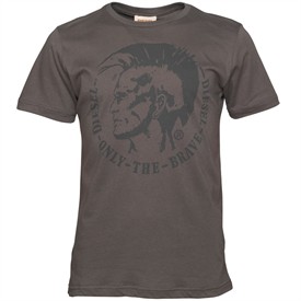 Diesel Mens Nana RS T-Shirt Charcoal