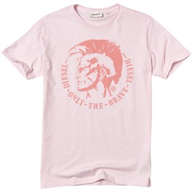 Diesel Mens Nana T-Shirt Pink
