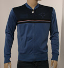 Mens Navy & Royal Blue Full Zip Lightweight Sweatshirt