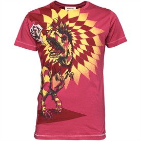 Diesel Mens Onion 2 T-Shirt Red