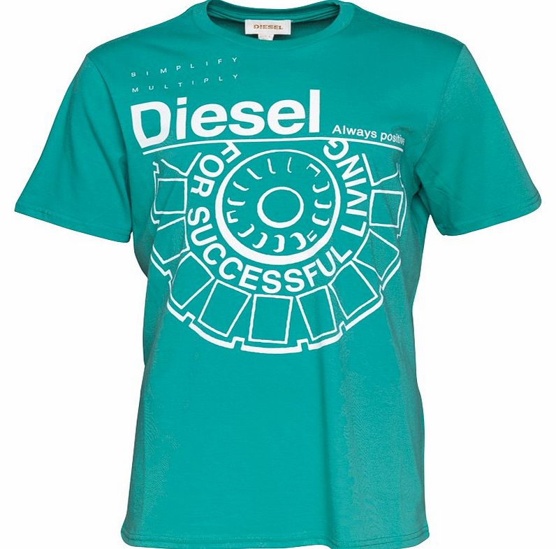 Diesel Mens T-Ballock-R Maglietta T-Shirt 8DM