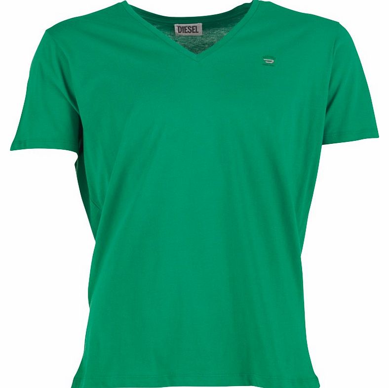Diesel Mens T-Ruth-R Maglietta T-Shirt 5DI Green