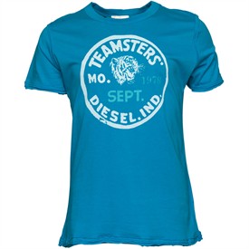 Diesel Mens Temigox T-Shirt Blue