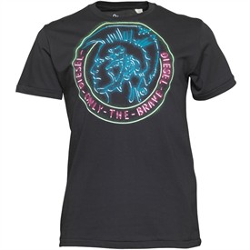 Diesel Mens Tyuno R T-Shirt Black