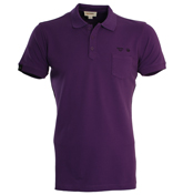 Diesel Milpa Purple Pique Polo Shirt