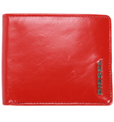 Neela Small Red Leather Wallet