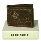 Diesel Neela XSmall Brown Leather Wallet