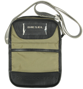 Diesel New Fellow Black and Green Small Shoulder