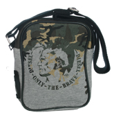 Richie Camo Grey Small Shoulder Bag