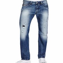 Diesel Safado distressed pure cotton jeans