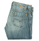 Diesel (Safado) Slim Fit Button Fly Jeans 34 Leg