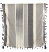 Diesel Scazzata Navy and White Stripe Tassle Scarf