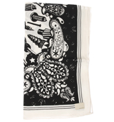 Diesel Soleil Black and White Scarf