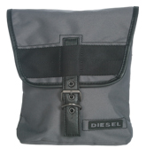 Diesel Sound Track Mid Grey Small Shoulder Bag