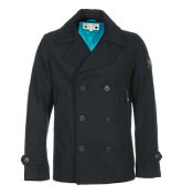 Diesel Wanty Navy Double Breasted Jacket