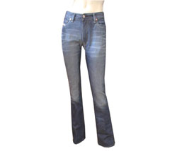 Washed low waist bootcut jeans