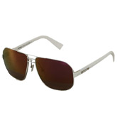 Diesel White Square Sunglasses (DS 0213 UYU)