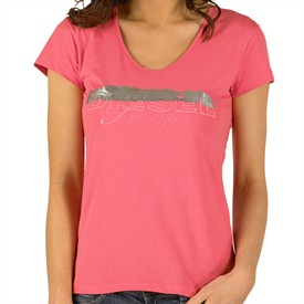 Diesel Womens Tictor B T-Shirt Pink