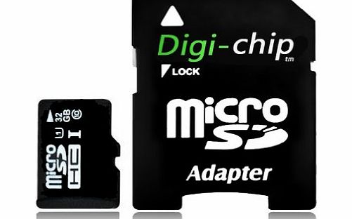 Digi-Chip HIGH SPEED 32GB UHS-1 CLASS 10 Micro-SD Memory Card for Fusion5 XTRA Compact and Allwinner A13 Android Tablet PC