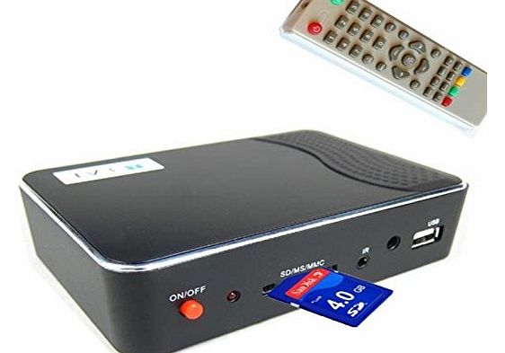 FREEVIEW RECEIVER & RECORDER SET TOP BOX Digital TV Tuner, Media Player, Records onto SD CARD or USB MEMORY, digi box by Digi-fun