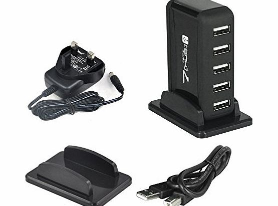 Digiflex  High Speed 7 Port USB 2.0 HUB UK AC Power Adapter Cable