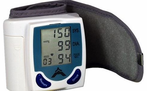  Wrist Blood Pressure Digital Monitor Heart Beat Meter