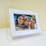 digizo 7` Curved Digital Photo Picture Frame White FREE 2GB CARD 7 inch