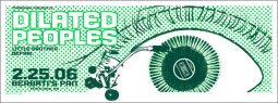 DILATED PEOPLES Limited Edition Concert Poster - by Powerhouse Factories