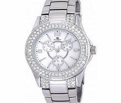 Dilligaf Ladies White Silver Watch