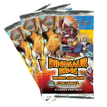Dinosaur King Colossal Team Battle Booster 3 Pack