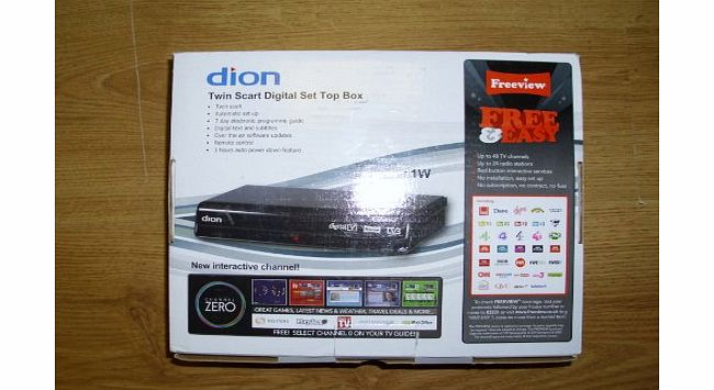 DION  twin scart digital set top box