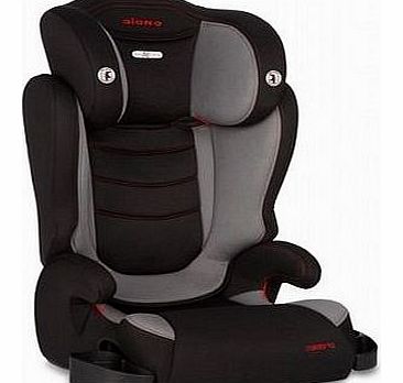 Diono Cambria High Back Group 2/3 Booster Seat with Enhanced Head and Side Impact Protection (Black/ Grey)