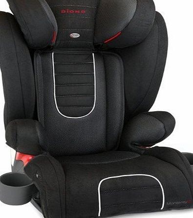 Diono Monterey 2 Expandable Group 2/3 Booster Car Seat (Black)
