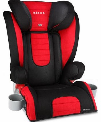 Diono Monterey 2 Expandable Group 2/3 Booster Car Seat (Red)