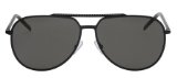 Dior Christian Dior DIOR 0107/S Sunglasses ECK (R6) BLACK (GREY) 61/13 Medium