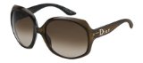 Christian Dior DIOR GLOSSY 1 Sunglasses KIF (CC) BROWN (BROWN SF) 62/20 Large
