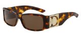 Dior Christian Dior DIOR SHADED 2 Sunglasses NSO (8U) AVANA (DK BROWN) 57/15 Large