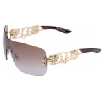 Dior Christian Dior Womens Spuns Sunglasses Brown/Gold