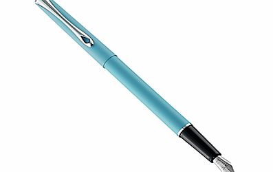 Diplomat Traveller Lapis Fountain Pen, Turquoise