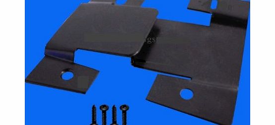 1 pair BLACK METAL INTERLOCKING/Connector/Joiner/CLIPS. Sofa/Divan/Bed/Corner/Sectional.